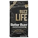 Better Buzz Life Blend (Buzz Life) Whole Bean Coffee Medium Roast, 12 Ounce (Pack of 1), Small Batch Roasted Arabica Coffee Beans, Dark Chocolate