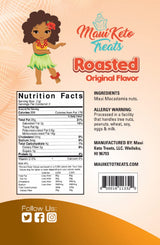 Maui Keto Treats Macadamia Nuts Roasted Original Flavor - Rich in Vitamins, and Minerals Grown on Maui - 2 Ounces (Roasted Original Flavor)