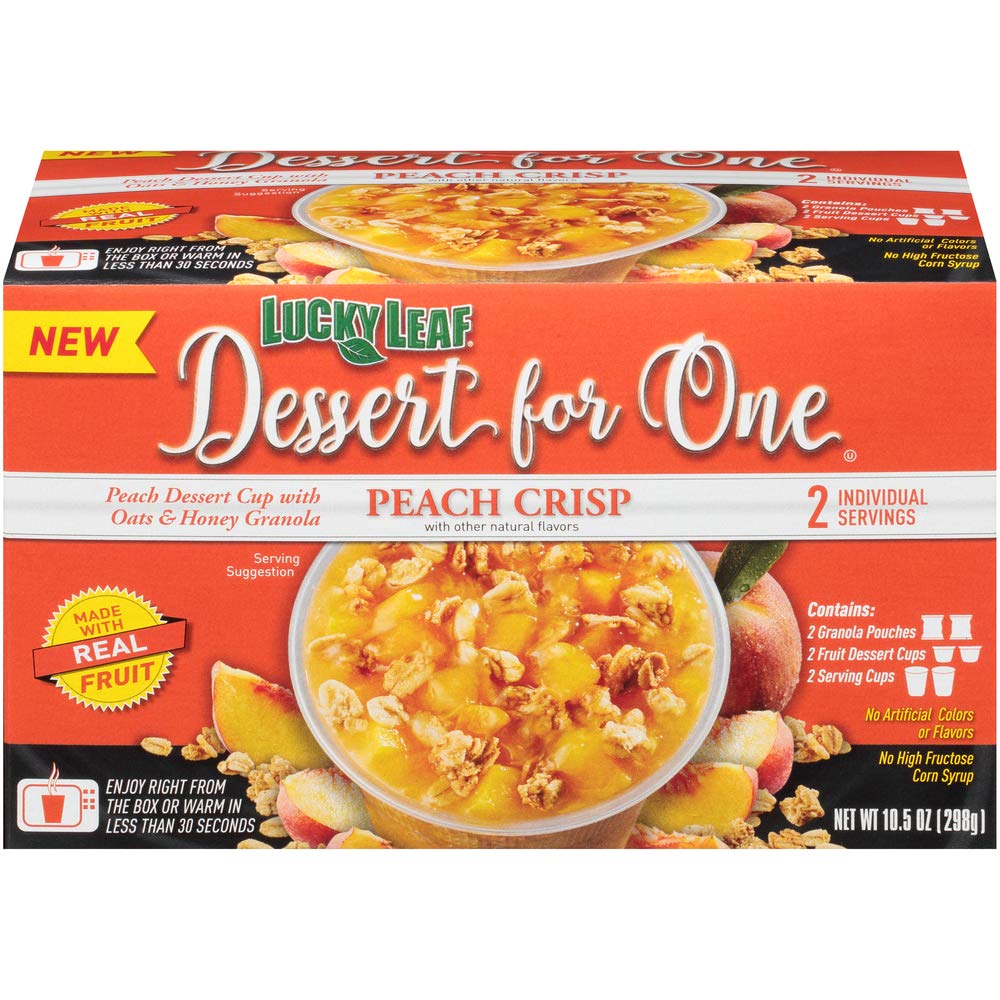 Dessert for One Peach Crisp with Oats & Honey Granola (2 Servings Included)