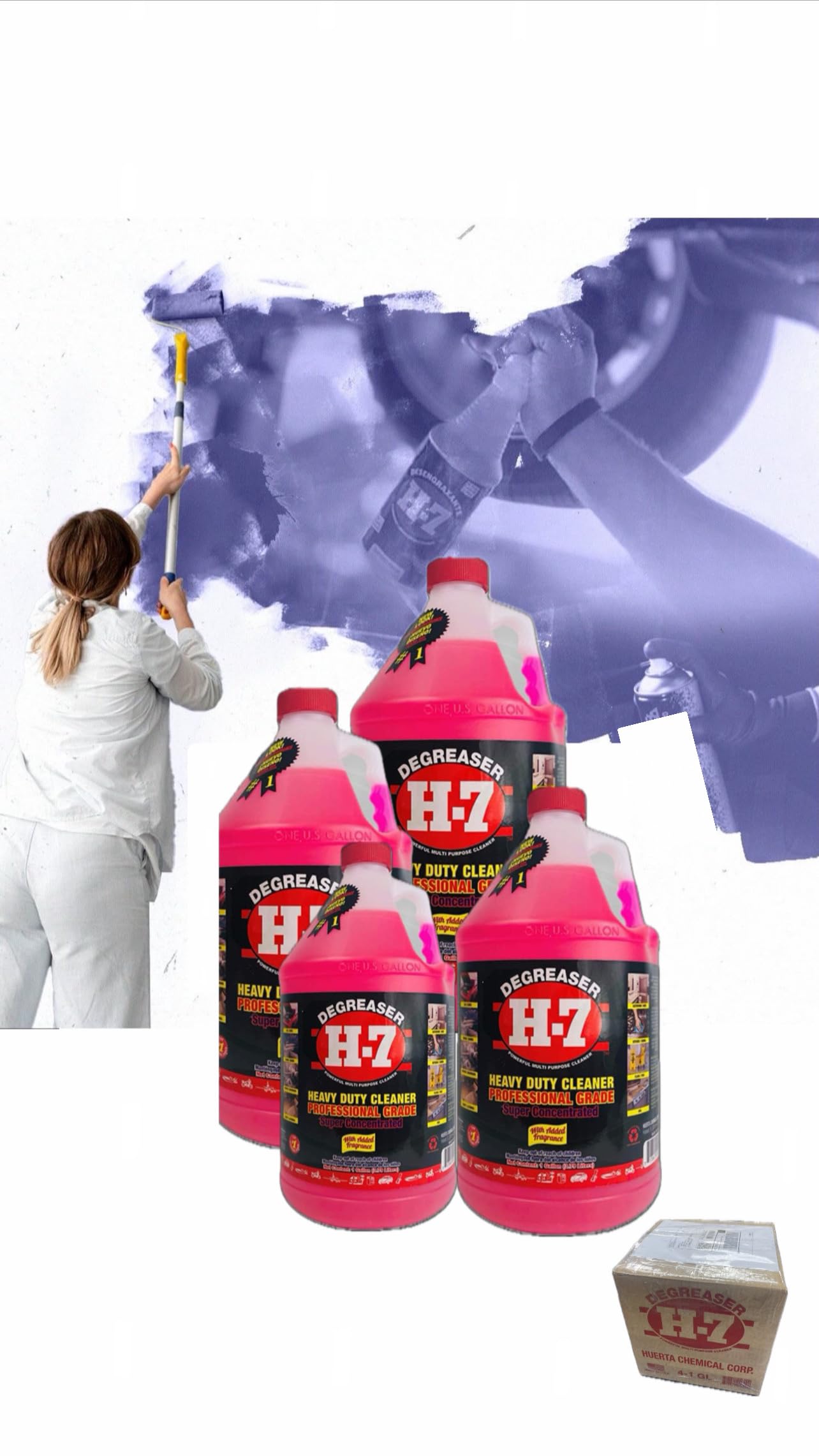 H-7. Degreaser 4 GL per case