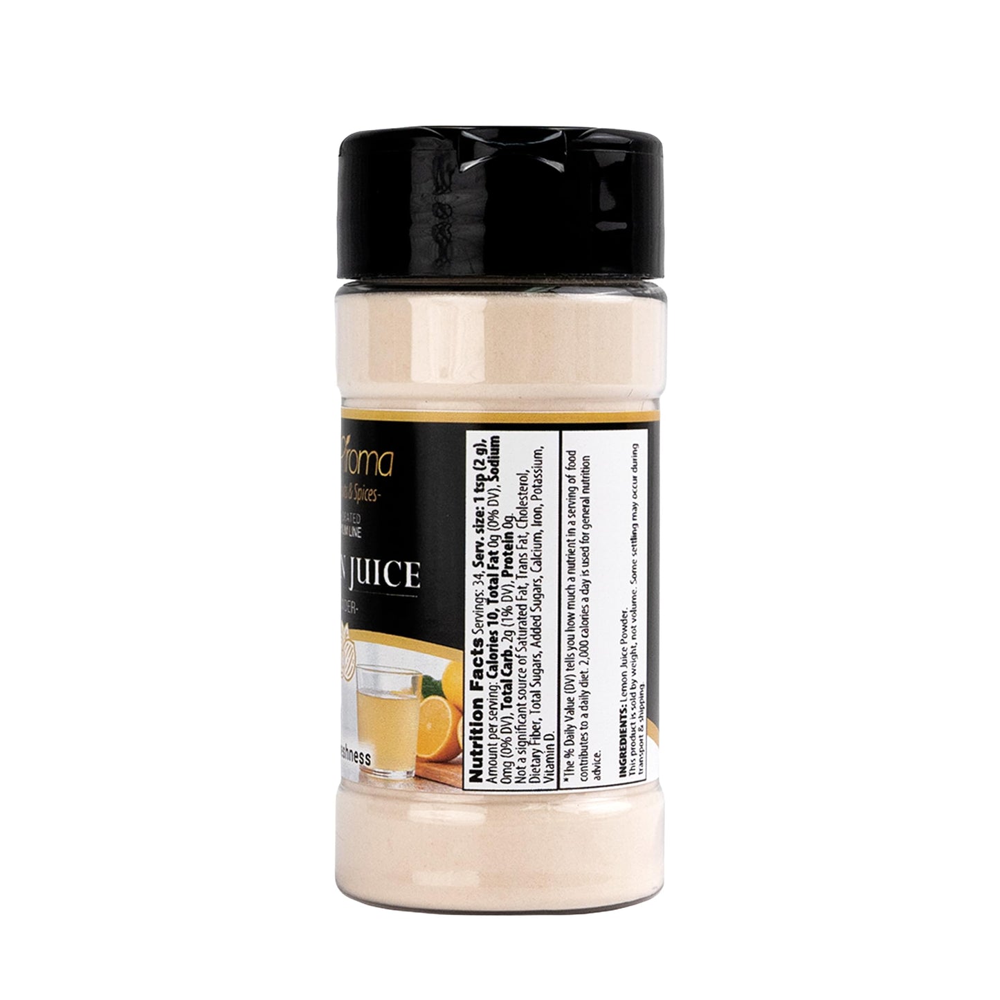 GranAroma Lemon Juice Powder, Tart Flavor, Drinks, Flavoring (2.4 Ounce)