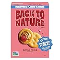 Back to Nature Classic Round Crackers, Non-GMO, Vegan Friendly Snack Cracker, Made with Wheat Flour & Sea Salt, Snack Happy, 6.5 oz Box