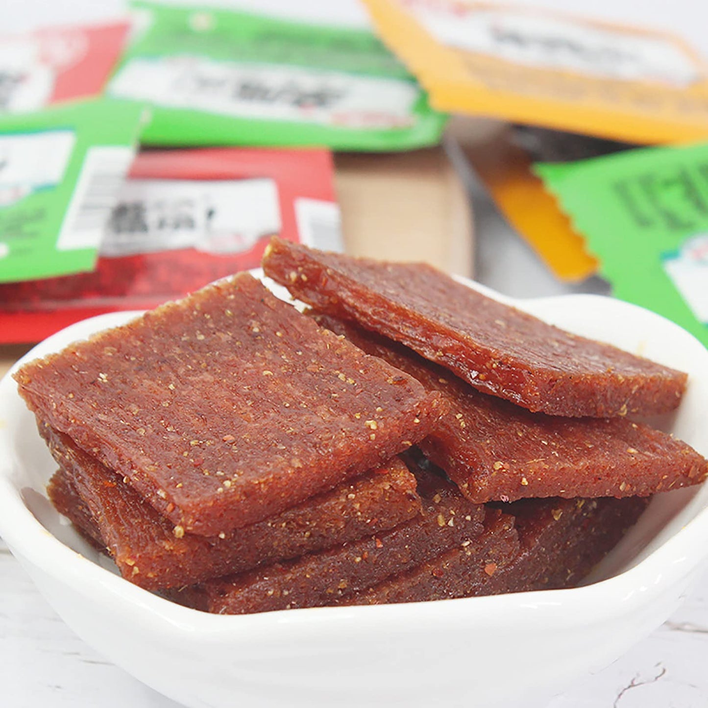 WeiLong Latiao, Damianjin Spicy Gluten,???, Chinese Snack, Wei Long Series Spicy Gluten (40pack) ndependent small package. (??????Braised Spicy