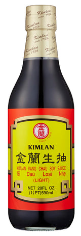 Kimlan Sang Chau (Light) Soy Sauce, 20 fl oz - Naturally Brewed, Rich Umami Flavor, Authentic Taiwanese Recipe, Perfect for Cooking, Marinades