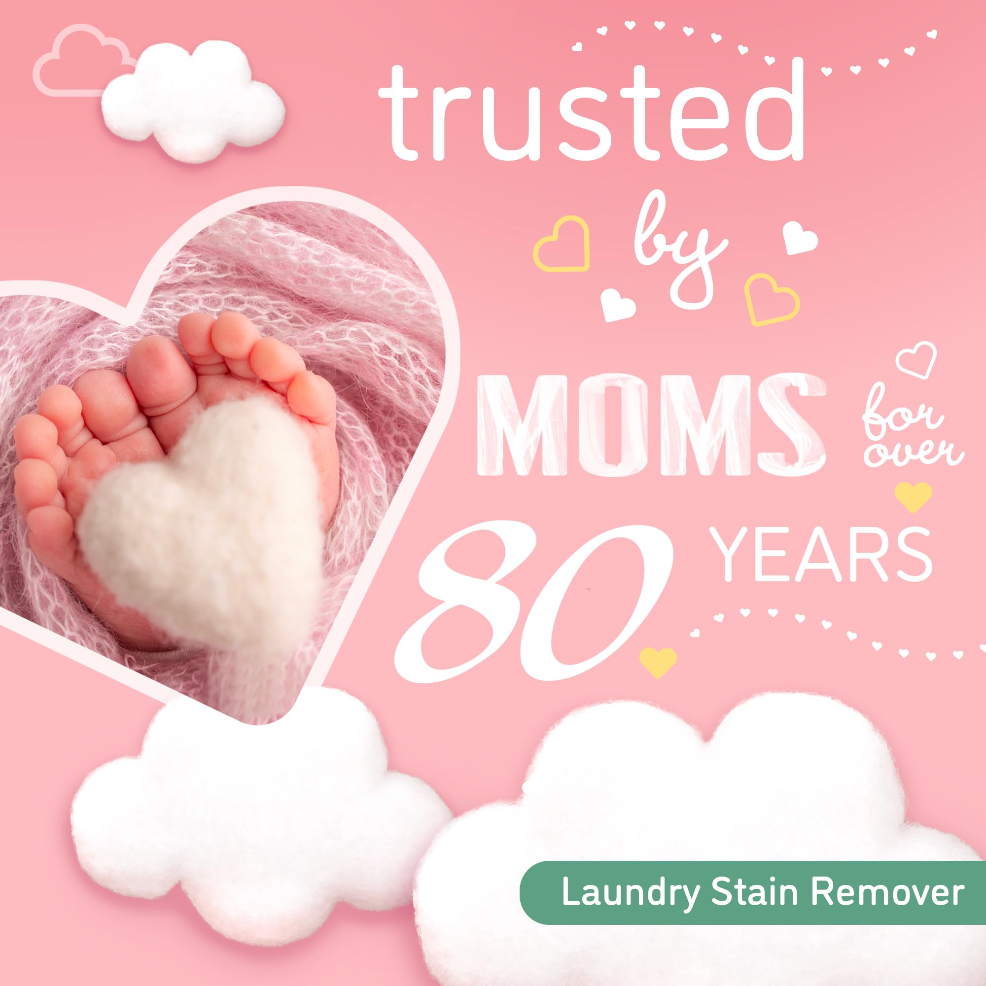 Dreft Stain Remover for Baby Clothes and Hypoallergenic Baby Stain Remover Spray, Travel Size Stain Treater, 3 Fl Oz ( Pack of 2)