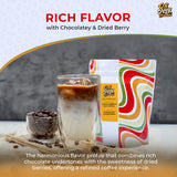 OH HEY BRANDS Whole bean coffee medium roast 12 oz - Caramel, Chocolate, and Dried Berry Notes flavored coffee beans - Sourced from East Africa