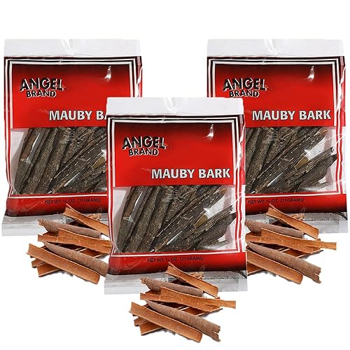 Angel Brand Mauby Bark - 0.75 oz Pouch Pack of 3 - Authentic Mauby Bark for Tea, Infusions, and Traditional Beverages.