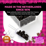 Gustaf's Dutch Licorice Cats - 5.2oz Bag - Sweet Black Licorice Cats - Dutch Candy from Netherlands - Sweet Black Liquorice Treats