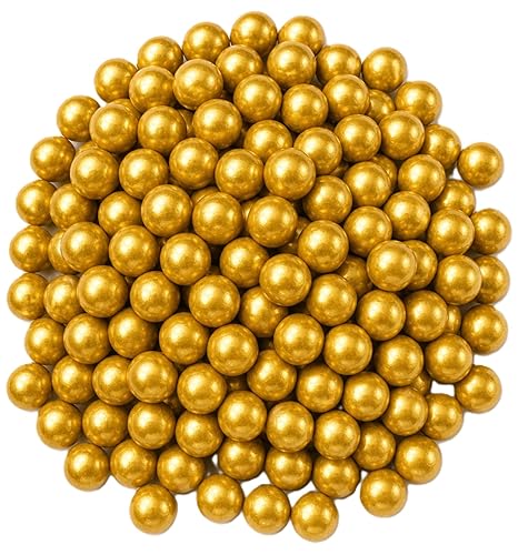 Gold Gumballs - 2 lbs of 1" Tutti Frutti Shimmer Gumballs Party Candy, Candy Buffet, Weddings, Events, Decorations, Piñata Filler