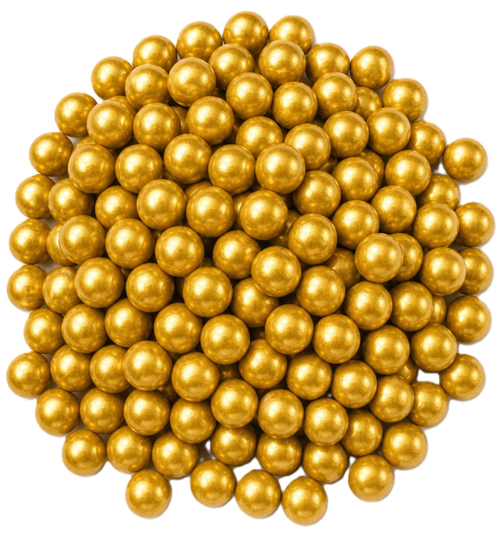 Gold Gumballs - 2 lbs of 1" Tutti Frutti Shimmer Gumballs Party Candy, Candy Buffet, Weddings, Events, Decorations, Piñata Filler
