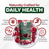 Savannah Soul Organic Dried Hibiscus Flowers, 150g