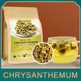 ECXHYDG Chrysanthemum Tea - 3.52oz/100g - Premium Natural Dried Chrysanthemum Flower - Tai Ju Herbal Tea Loose Leaf - Non-GMO - Caffeine-free - Sweet