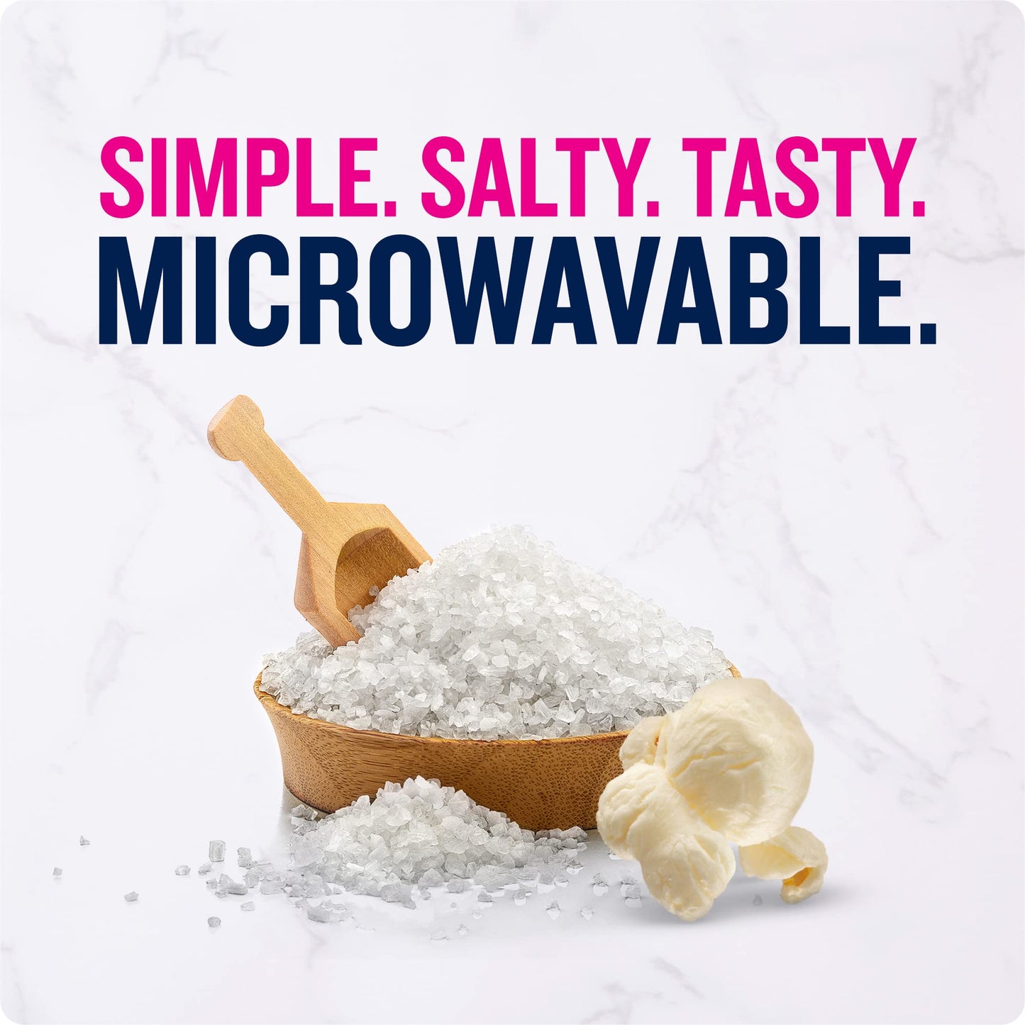 Angie's BOOMCHICKAPOP Sea Salt Microwave Popcorn, (6) 3.29 oz. bags