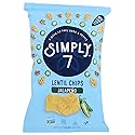 Simply 7, Lentil Chips, Jalapeño, 4 Oz, Packaging May Vary, Non-GMO, Nut-Free, Vegetarian, Low Calorie, Plant-Based, Cholesterol-Free, Low Fat, Vegan