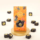 Venchi Chocoviar 75% Dark Chocolate 15-Piece Elegant Gift Box - Creamy Dark Chocolate Filling with Extra Virgin Olive Oil, 75% Cocoa Heart Shell & 75%