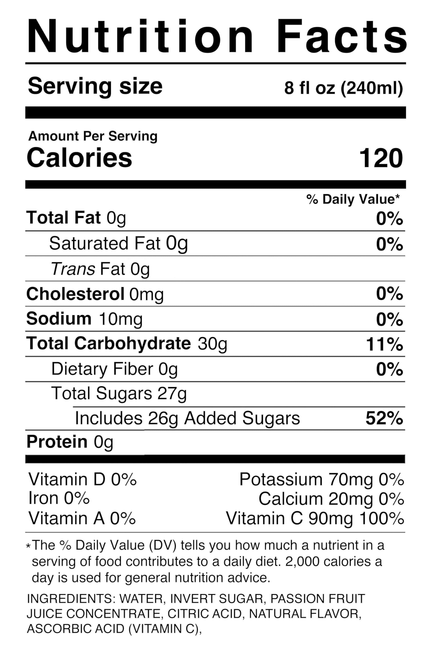 La Fe Passion Fruit Juice - Fresh Passion Fruit Juice Drink, Rich in Vitamin C, Sweet & Refreshing for Kids, Family & On the go, 3-Pack, 33.8 Fl Oz