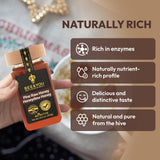 BEE and YOU Pine Raw Honey, Honeydew Honey, Wild-crafted, 100% Natural, Unprocessed, Enzymes, Antioxidants, Manuka Honey Alternative, Paleo