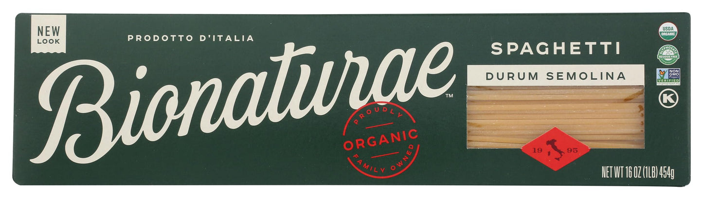 Bionaturae Organic Spaghetti, 16 OZ
