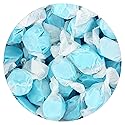 Blue Raspberry Salt Water Taffy, 2 Pound Bulk Bag, Blue Taffy, Individually Wrapped Blue Candy