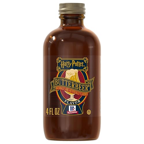 McCormick Harry Potter Butterbeer Flavor, Limited Edition, Caramel and Butterscotch Flavor, For Baked Goods, Ice Cream, and More, 4 fl oz