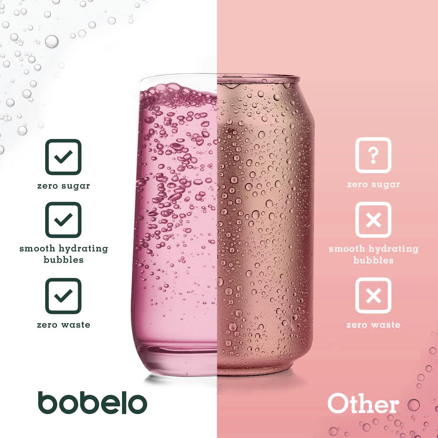 Bobelo Self-Carbonating Hydration Packets - Watermelon Citrus Flavor (15ct) | Low Calorie Electrolyte Drink Mix | Keto Friendly, Sugar Free Water