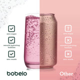 Bobelo Self-Carbonating Hydration Packets - Watermelon Citrus Flavor (15ct) | Low Calorie Electrolyte Drink Mix | Keto Friendly, Sugar Free Water