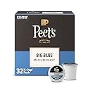 Peet's Coffee, Medium Roast Single Serve Coffee Pods, 100% Arabica Coffee - Big Bang, 32 Count (1 Box of 32 Pods)