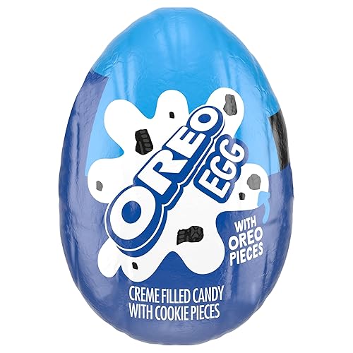 OREO Creme Filled Chocolate Candy Easter Egg, Easter Candy, 1.09 oz Egg