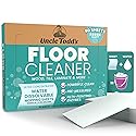 Uncle Todd's Ultra Concentrated Floor Cleaner For Mopping: 60 Natural, 100% Dissolvable Sheets for Mopping - Hardwood & Wood Floor Cleaner