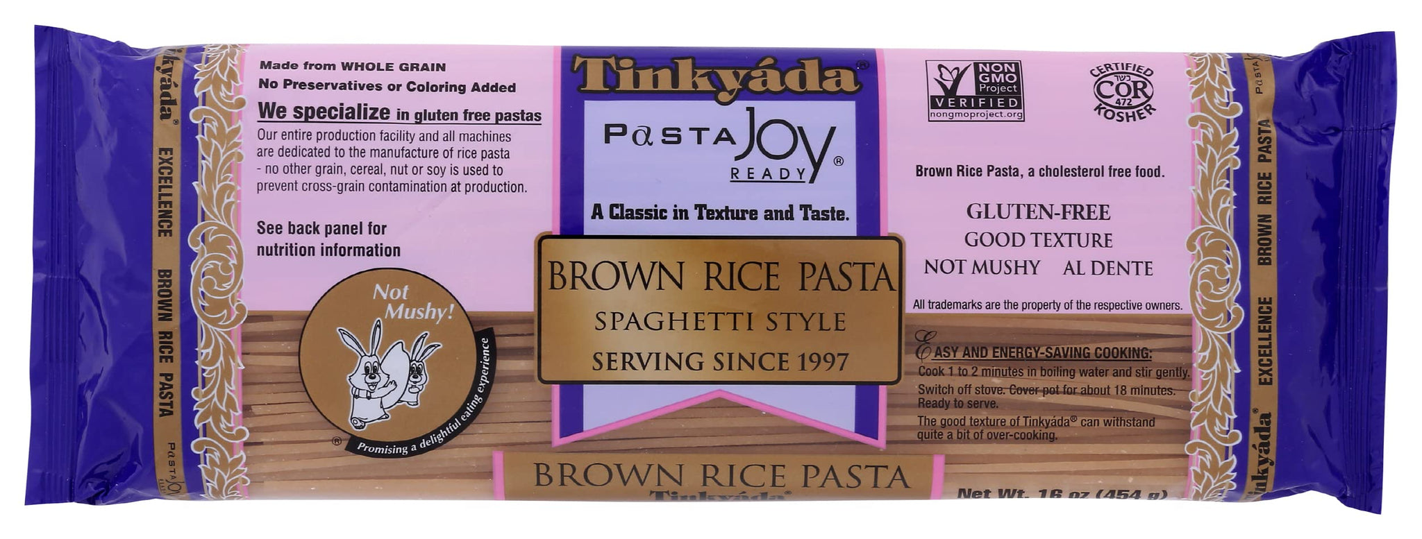Tinkyada Brown Rice Spaghetti Pasta, 16 Oz