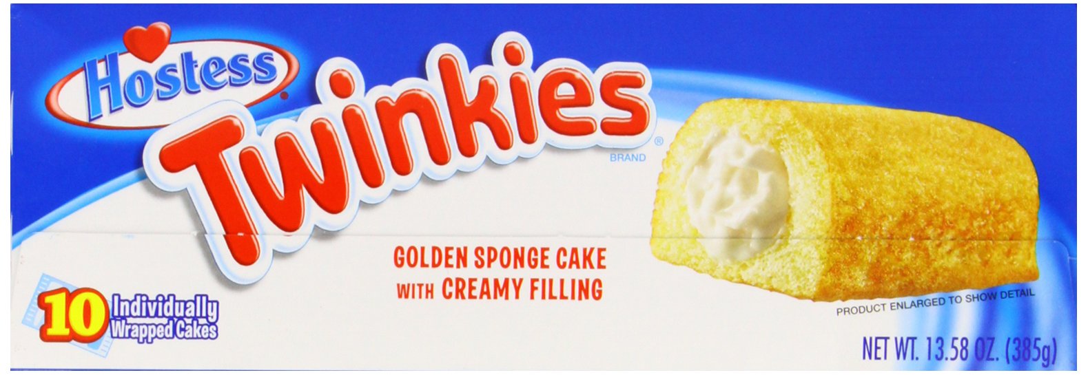 Hostess Twinkies 385 g (Pack of 1, Total 10 Cakes)