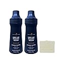 Bath & Body Works Mahogany Teakwood 2 Fabric Care Fragrance Boosters with a Natural Oats Bar Soap