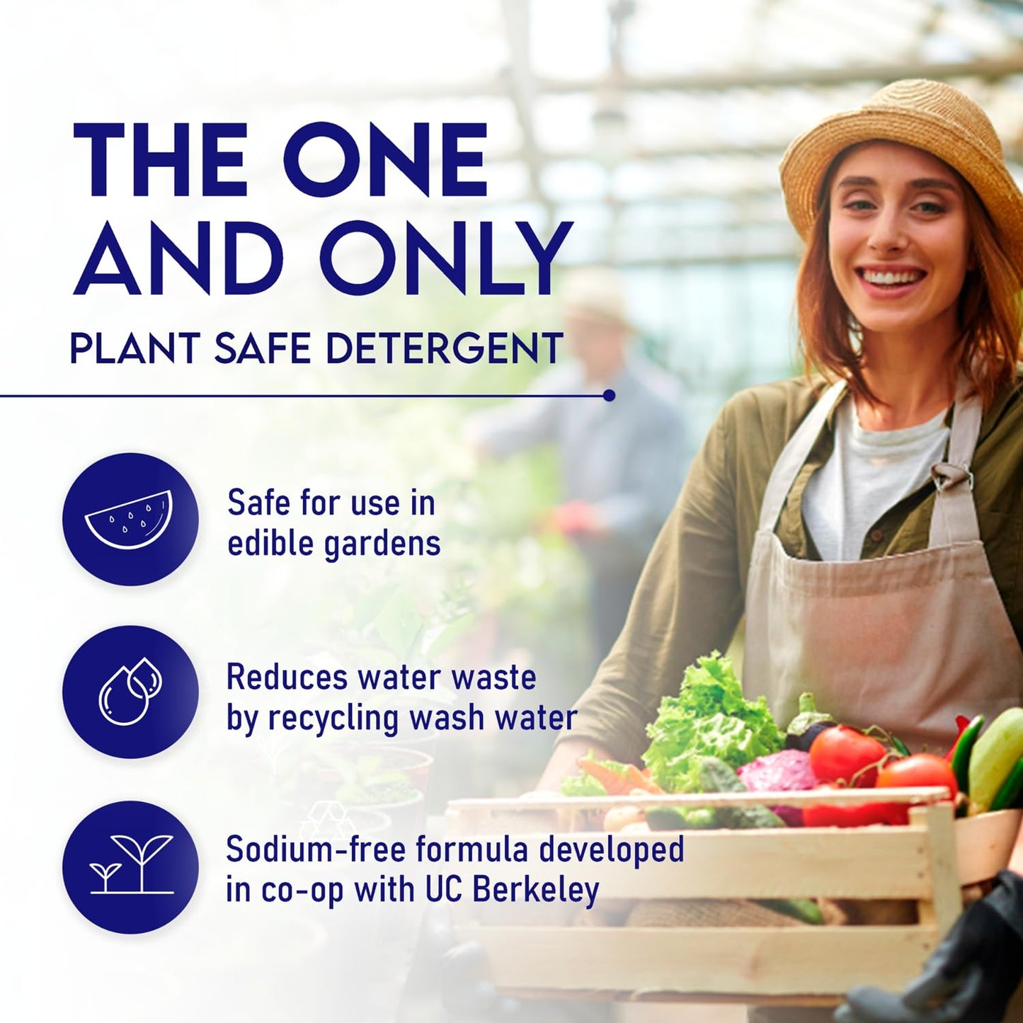 Oasis Biocompatible Laundry Detergent Liquid - Reuse Greywater for Plants - Clean, Safe, Concentrated & Effective, Grey Water Friendly, Sodium-Free