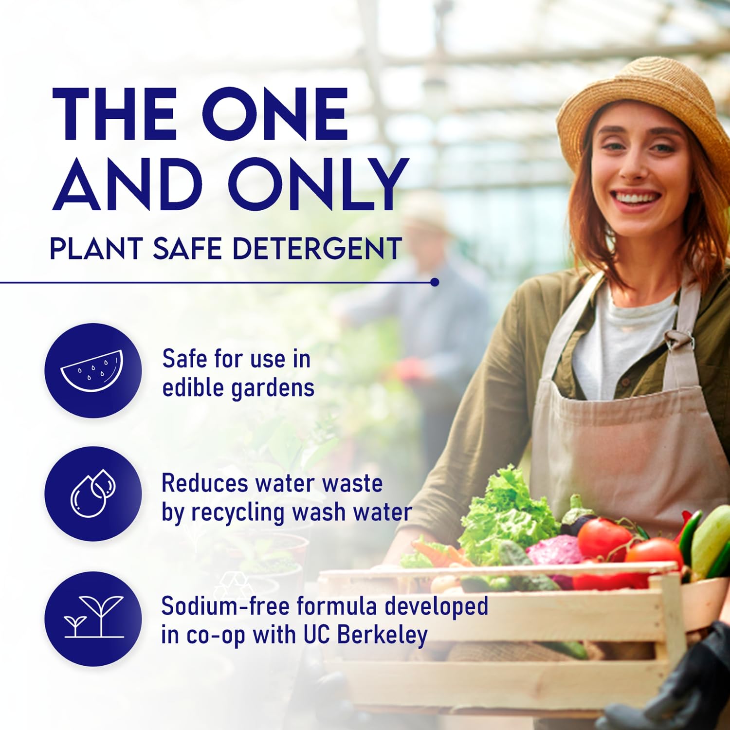 Oasis Biocompatible Laundry Detergent Liquid - Reuse Greywater for Plants - Clean, Safe, Concentrated & Effective, Grey Water Friendly, Sodium-Free