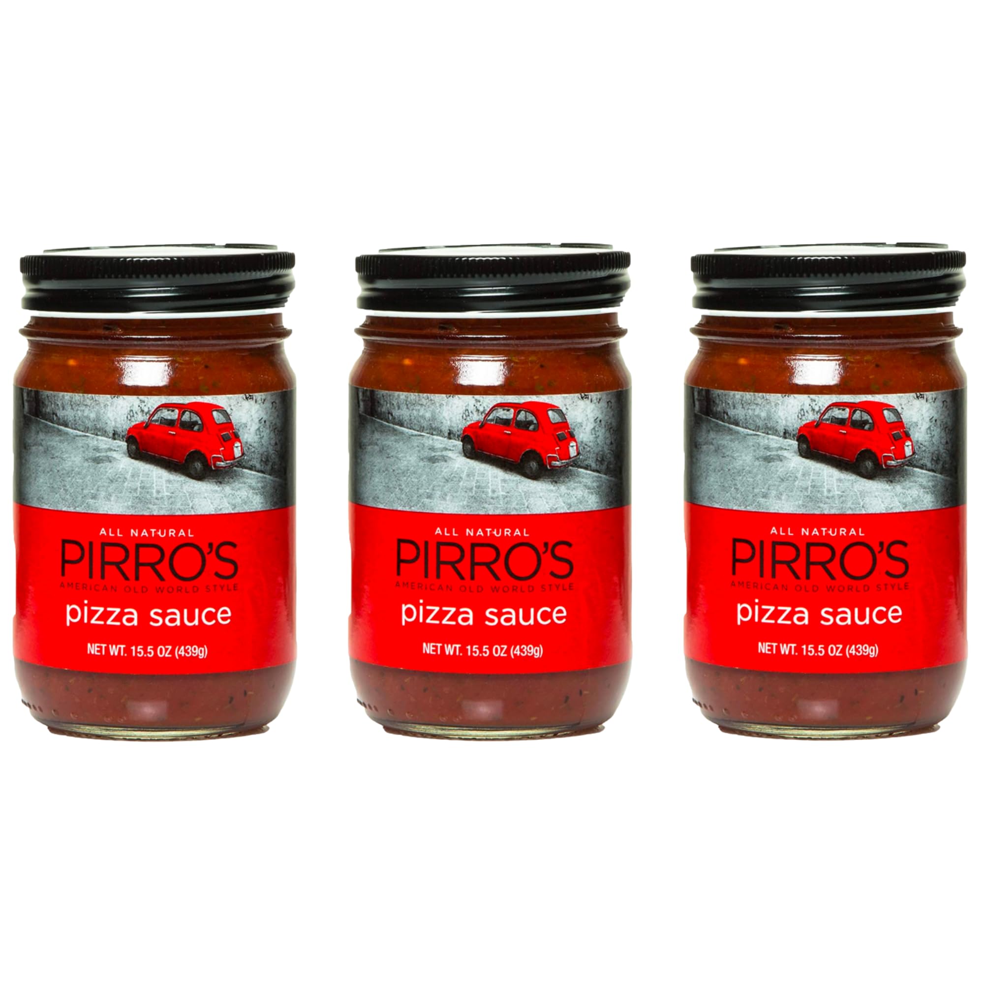 Pirro's Pizza, All Natural Sauce, 15.5 Ounce (Pack of 3)