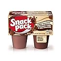 Snack Pack Milk Chocolate and Chocolate Fudge & Milk Chocolate Pudding Cups, 3.25 oz., 4-Count