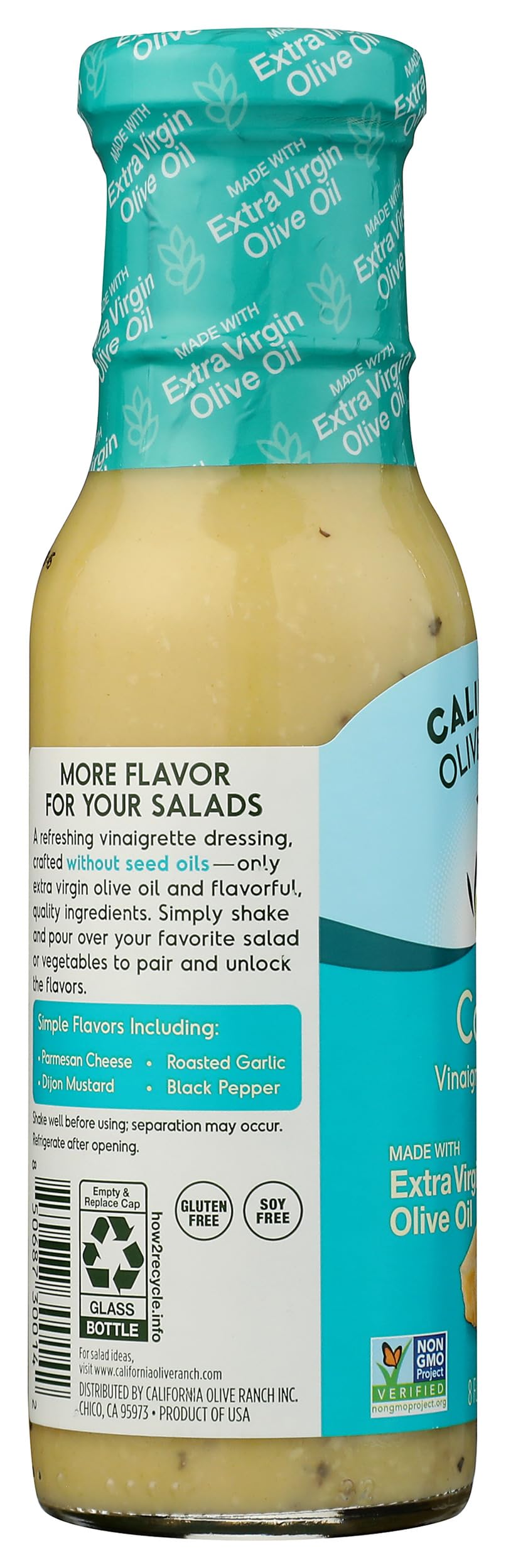 California Olive Ranch Caesar Vinaigrette Dressing, 10 oz