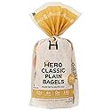 Hero Bread, Bagels Plain Classic, 13.2 Ounce