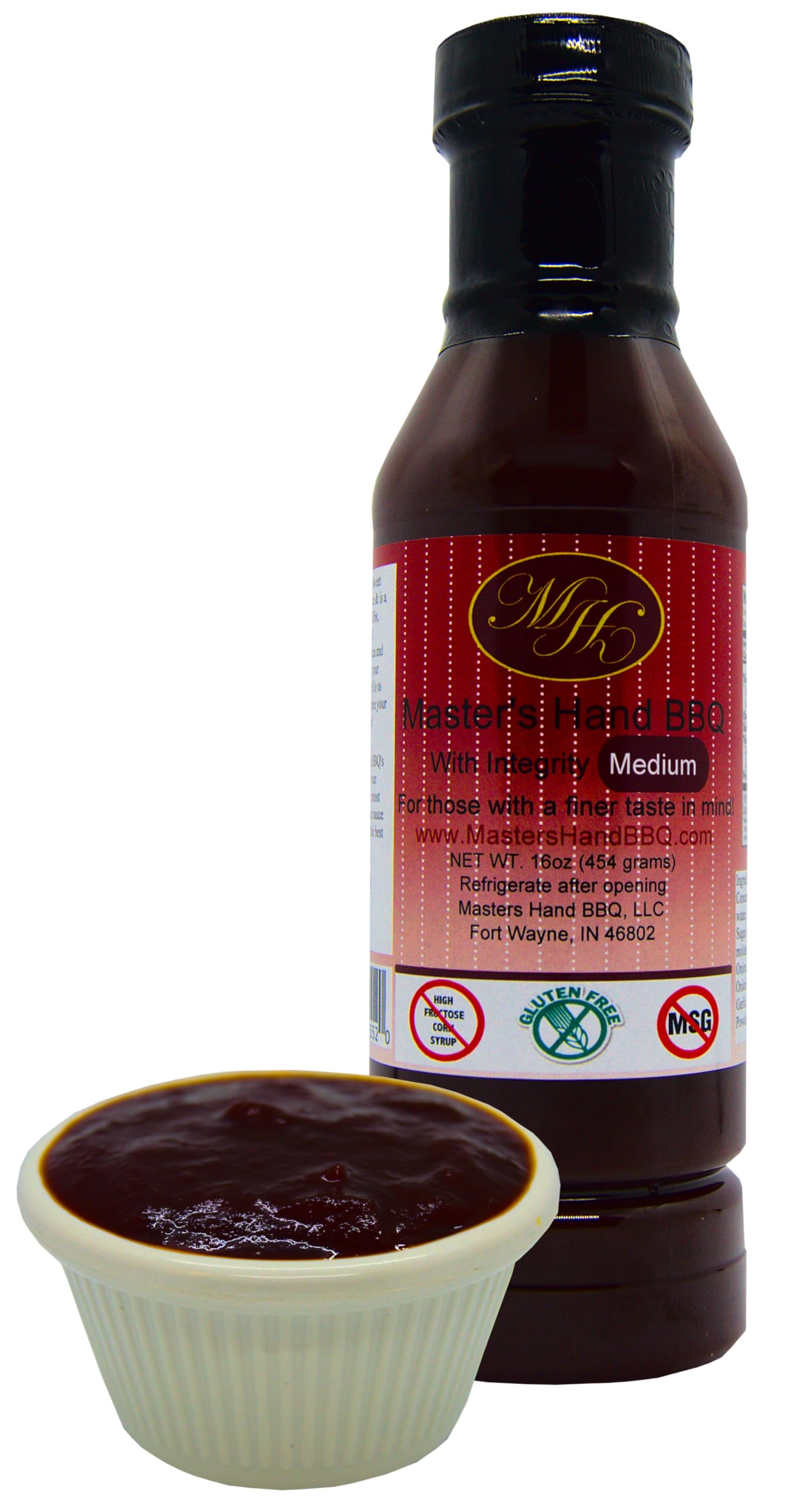 Master's Hand BBQ Sauce, 16 oz (With Integrity, Medium)