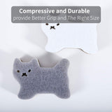 Kitchen Scrub Sponges Non-Scratch Multi-Use Heavy Duty Scrub Sponge for Dishes Pots and Pans Three-Layer Cat Shape Cleaning Sponge?4pack??cat?