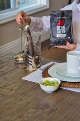 Beantween Coffee: Premium Organic MEDIUM ROAST Ground (12oz) of 100% Arabica Coffee - Low Acid, MOLD-FREE, Certified Organic, Kosher, Single Origin