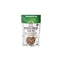 NOW Foods, Organic Triple Omega Seed Mix, Raw Hemp Seed Hearts, Chia and Flax, Omega-3 and 6 Fatty Acids, Source of Fiber, Protein and Iron