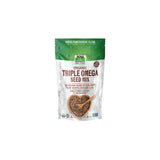 NOW Foods, Organic Triple Omega Seed Mix, Raw Hemp Seed Hearts, Chia and Flax, Omega-3 and 6 Fatty Acids, Source of Fiber, Protein and Iron