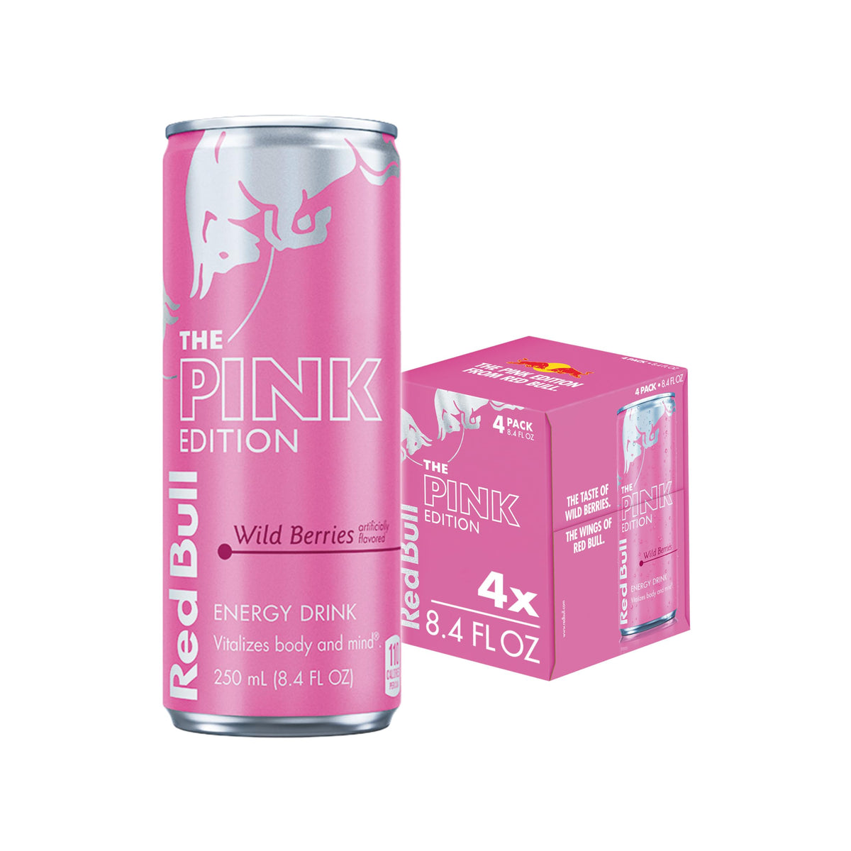 Red Bull Energy Drink, Wild Berries, Pink Edition