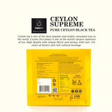 Ceylonzon Supreme Premium Ceylon Tea comes with 100 Ceylon tea bags 4 Wrapped in Pouch offering Bold, Crisp, Full-Bodied Flavor, Luxurious Aroma