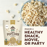 Organic White Popcorn Kernels Unpopped 3 lb - Healthy, Non-GMO, Gluten-Free, Unsalted, Pesticide-Free, Chemical-Free, Glyphosate-Free, Grown in