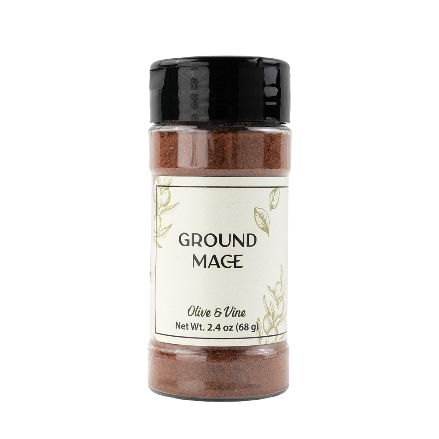 Olive & Vine Ground Mace, Warm Spice, For Baking & Sauces, Rich Tradition, Authentic Taste, For Global Recipes (2.4 Ounce)