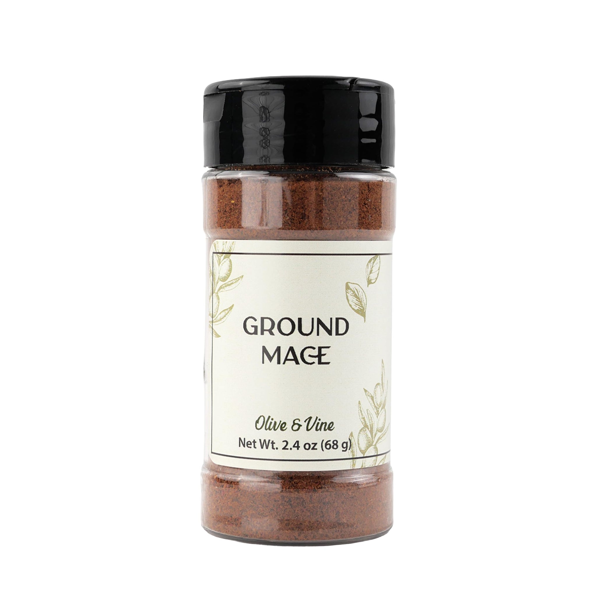 Olive & Vine Ground Mace, Warm Spice, For Baking & Sauces, Rich Tradition, Authentic Taste, For Global Recipes (2.4 Ounce)