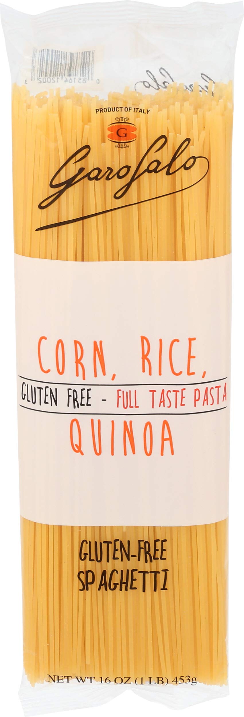 Garofalo, Pasta Spaghetti Corn Quinoa Rice, 16 Ounce
