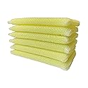 Elite PRO All Purpose Cleaning Pad, 6 Pack, Non Scratch, Dish Sponge, Scrubber, Made in USA. Large Thin Sponge for Kitchen and Household Use. Flexible